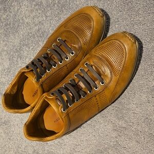 Magnanni Men’s Shoes Casual Sneakers 14804 Pueblo Tan Size 10.5